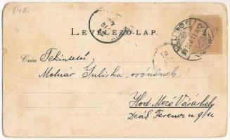 1899 (Vorläufer) Lugos, Lugoj; Szeszgyár. Nemes Kálmán kiadása / Spiritusfabrik / distillery (EM)