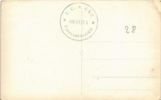 Oravicabánya, Oravica, Oravicza, Oravita; vasútvonal / railway line. S.C.A. EKE Fotoszakosztály phot...