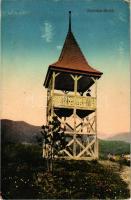 Szováta, Sovata; kilátótorony. Schuster Emil kiadása / lookout tower (EK)