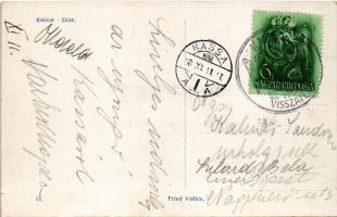 1938 Kassa, Kosice; Dóm / székesegyház / cathedral + "1938 Kassa visszatért" So. Stpl. (EK...