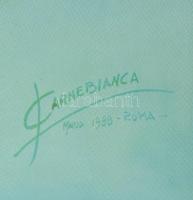 Enzo Carnebianca: Szőül Olimpia, Béke. Fotolitográfia. Pecséttel jelzett, sorszámozott 1000/561. 50x...