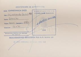 Enzo Carnebianca: Szőül Olimpia, Béke. Fotolitográfia. Pecséttel jelzett, sorszámozott 1000/561. 50x...