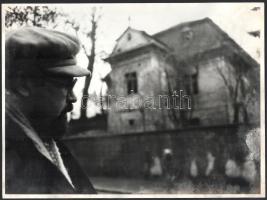 Szabó Barnabás fotói írókról, költőkről, művészekről. 9 db fotó: Egyed Péter, Domonkos Géza, Markó B...