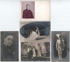 37 db RÉGI motívum képeslap vegyes minőségben: magyar színészek / 37 pre-1945 motive postcards in mi...