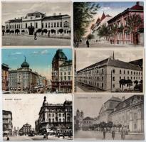 40 db RÉGI magyar város képeslap vegyes minőségben / 40 pre-1945 Hungarian town-view postcards in mixed quality
