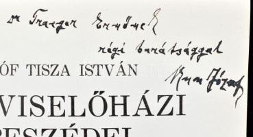 Gróf Tisza István képviselőházi beszédei. II. köt.: Először miniszterelnök küzdelem a parlamentarizm...