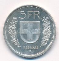 Svájc 1969B 5Fr Ag T:1- Switzerland 1969B 5 Francs Ag C:AU Krause KM#40