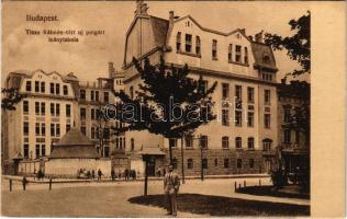 Budapest VIII. Tisza Kálmán téri új polgári leányiskola (II. János Pál pápa tér)