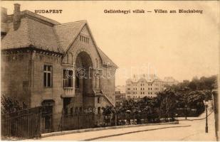 Budapest XI. Gellérthegyi villák. Fellner Mór kiadása