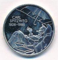 Németország 2008D 10E Ag "Carl Spitzweg születésének 200. évfordulója" T:PP ujjlenyomat Germany 2008D 10 Euro Ag "Carl Spitzweg - 200th Anniversary of Birth" C:PP fingerprint Krause KM#273