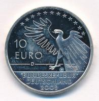 Németország 2008D 10E Ag "Carl Spitzweg születésének 200. évfordulója" T:PP ujjlenyomat
G...