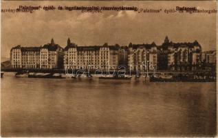 Budapest XIII. Újlipótváros, Palatinus építő és ingatlanforgalmi rt. Dunaparti palotái