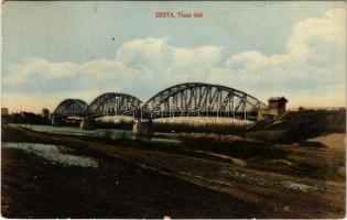 1918 Zenta, Senta; Tisza híd / Tisa bridge (EK)