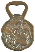 Görögország DN kétoldalas, öntött Br emlékérem sörnyitóval (55x82mm) T:2
Greece ND two-sided, cast ...