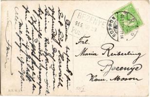 1914 Bűnhődés / WWI K.u.k. military art. B.K.W.I. s: Ludwig Koch + "BEZENYE POSTAI ÜGYN"