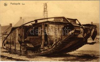 Poelcappelle, megsemmisített tank / WWI destroyed tank