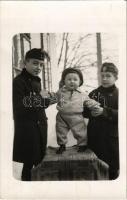 1934 Leventék / young members of the Hungarian Paramilitary Youth Organization (Levente) photo