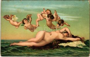 Naissance de Venus / Erotic Stengel litho s: Cabanel (fl)