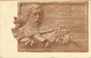 1909 Győr, Dr. Kovács Pál születésének százéves évfordulója alkalmából készült emléktábla. Ő alapította az első győri olvasóegyesületet és szerkesztette az első magyar nyelvű győri lapot