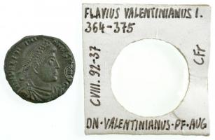 Római Birodalom / Siscia / I. Valentinianus 367-375. AE3 (2,65g) T:1-,2 patina, kissé hiányos perem Roman Empire / Siscia / I. Valentinianus 367-375. AE3 DN VALENTINI-ANVS PF AVG / SECVRITAS REIPVBLICAE - *F S - DeltaSISC (2,65g) C:AU,XF patina, a small part of the edge is missing RIC IX 15a, type xv.