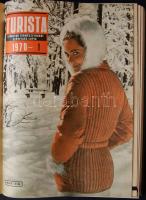 1970 Turista folyóirat teljes évfolyam bekötve
