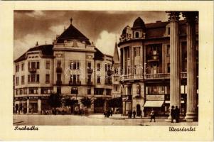 Szabadka, Subotica; utca, Meinl Gyula és Balázs üzlete / street, shops