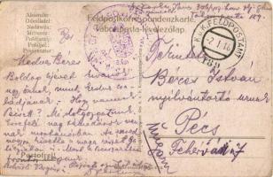 1916 Weihnachten 1915 / WWI Austro-Hungarian K.u.K. military art postcard with Christmas greeting, F...