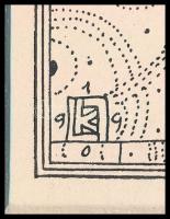 Kozma Lajos (1884-1948): Kérés, papír, jelzett a cinkográfián, paszpartuban, 19,5×16,5 cm