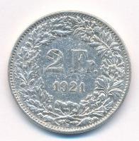 Svájc 1921B 2Fr Ag T:2-,3  Switzerland 1921B 2 Francs Ag C:VF,F  Krause KM#21