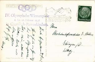 1936 Garmisch-Partenkirchen, IV. Olympische Winterspiele. Zugspitze, Waxenstein / 1936 Winter Olympi...