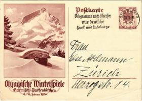 1936 Olympische Winterspiele Garmisch-Partenkirchen / Winter Olympics in Garmisch-Partenkirchen; 15+10 Ga. s: Diebitsch (EB)