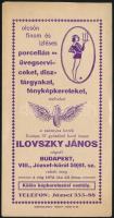 Ilovszky János porcelán- és üvegszerviz számolócédula