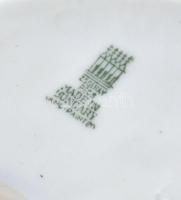 Zsolnay porcelán fakopáncs / harkály figura, kézzel festett, jelzett, hibátlan, apró kopásnyommal, m...