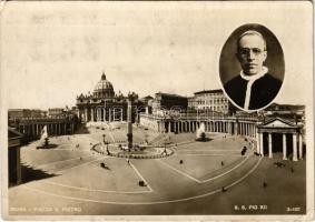 1939 XII. Piusz pápa (Pacelli bíboros) / Roma, Piazza S. Pietro. S.S. Pio XII / Pope Pius XII (EK)