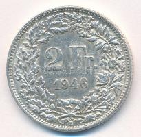 Svájc 1946B 2Fr Ag T:2- Switzerland 1946B 2 Francs Ag C:VF Krause KM#21