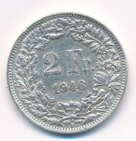 Svájc 1946B 2Fr Ag T:2- Switzerland 1946B 2 Francs Ag C:VF Krause KM#21