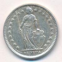 Svájc 1959B 2Fr Ag T:2 patina, kis ph.
Switzerland 1959B 2 Francs Ag C:XF patina, small edge error
...