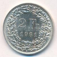 Svájc 1961B 2Fr Ag T:1-,2  Switzerland 1961B 2 Francs Ag C:AU,XF  Krause KM#21