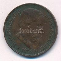 Brazília 1879. 40R bronze "II. Pedro" T:2- Brasil 1879. 40 Reis bronze "Pedro II" C:VF Krause KM#479