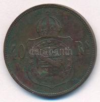 Brazília 1879. 40R bronze "II. Pedro" T:2-
Brasil 1879. 40 Reis bronze "Pedro II&quo...