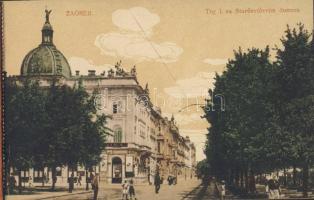Zagrab képeslapfüzet 24 lappal / Postcard booklet of Zagreb with 24 postcards