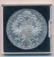 Ausztria 1780SF Tallér Ag "Mária Terézia" utánveret, műanyag tokban T:1 (eredetileg PP) fo...