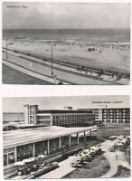 17 db MODERN román város képeslap / 17 modern Romanian town-view postcards