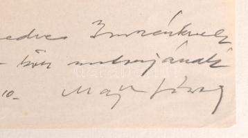 Major János (1934-2008): Női akt. Ceruza, papír, jelzett, lap teteje papírra kasírozva. 29x20,5 cm. ...