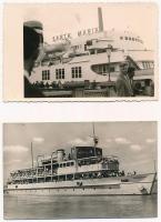 10 db VEGYES hajós motívum képeslap / 10 mixed ship motive postcards