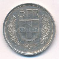 Svájc 1967B 5Fr Ag T:2 patina, karc
Switzerland 1967B 5 Francs Ag C:XF patina, scratched
Krause KM...