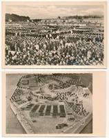 Buchenwaldi koncentrációs tábor - 8 db modern képeslap / Buchenwald concentration camp - 8 modern postcards