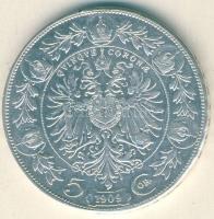 Ausztria 1909. 5K Ag T:3 kis ph