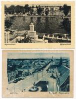 4 db RÉGI magyar Weinstock város képeslap / 4 pre-1945 Hungarian town-view postcards