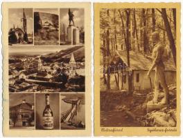 4 db RÉGI magyar Weinstock város képeslap / 4 pre-1945 Hungarian town-view postcards